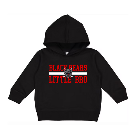 Black Bears Little Bro TODDLER Hoodie