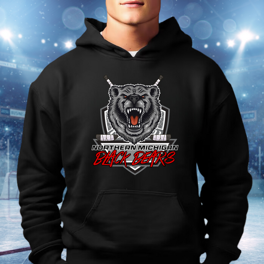 Northern Michigan Black Bears Hockey ADULT Hoodie