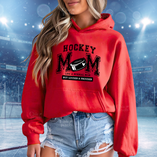 Hockey Mom Bears Hockey ADULT Hoodie