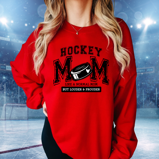 Hockey Mom Black Bears Hockey ADULT Crewneck Sweatshirt