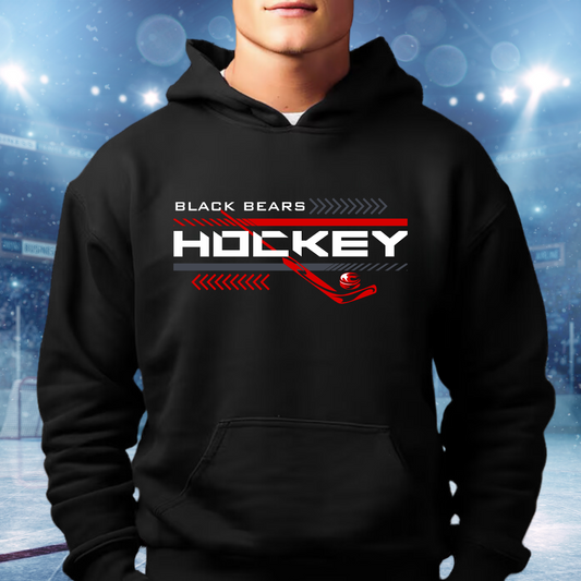 Black Bears Hockey ADULT Hoodie