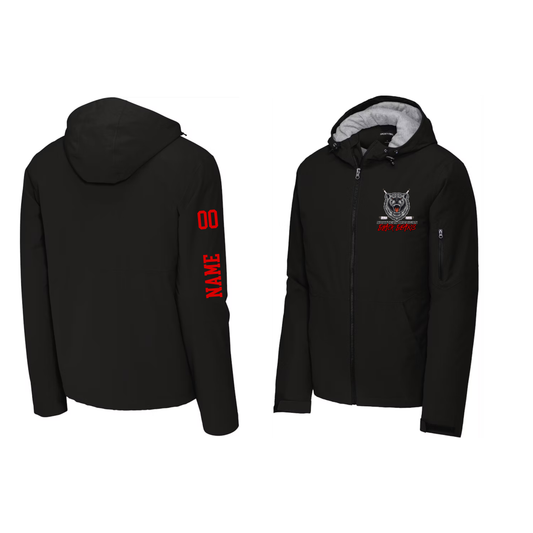 Black Bears Hockey Waterproof Insulated Jacket - BLACK