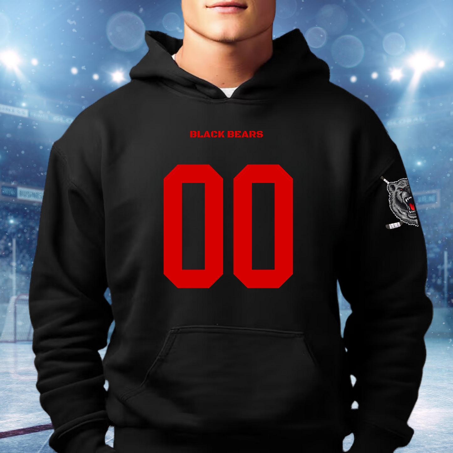 GAME DAY JERSEY Northern Michigan Black Bears ADULT Hoodie