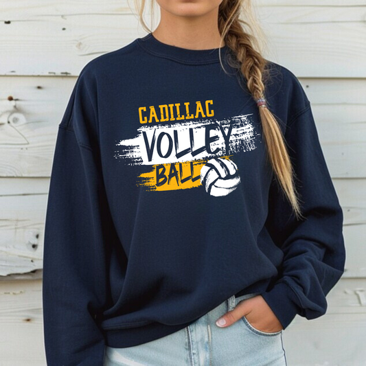 Cadillac Volleyball ADULT Crewneck Sweatshirt