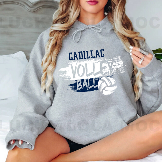 Cadillac Volleyball ADULT Hoodie