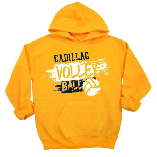 Cadillac Volleyball ADULT Hoodie