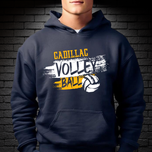 Cadillac Volleyball ADULT Hoodie
