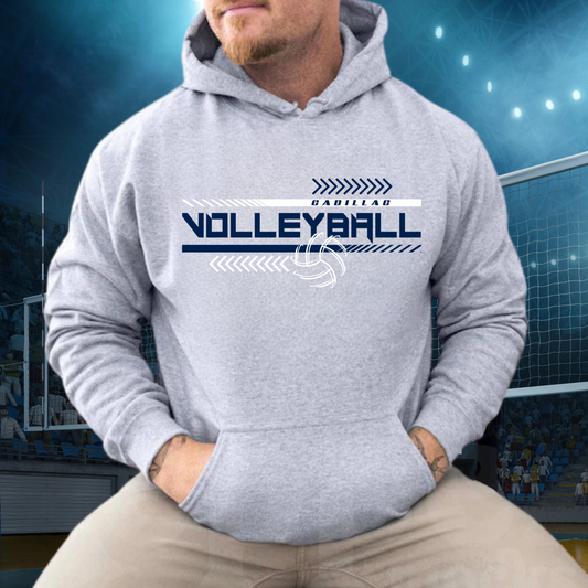 Cadillac Volleyball ADULT Hoodie