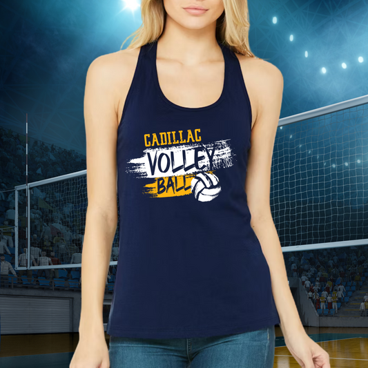 Cadillac Volleyball ADULT Racerback Tank Top