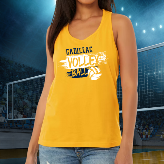 Cadillac Volleyball ADULT Racerback Tank Top