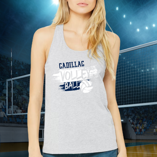 Cadillac Volleyball ADULT Racerback Tank Top