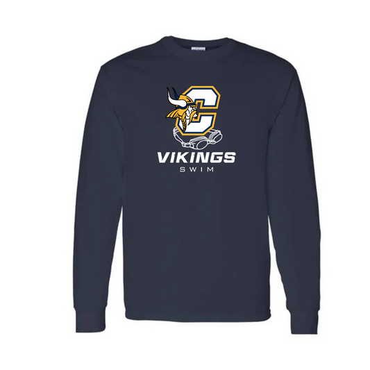Cadillac Vikings Swim UNISEX Long-Sleeve T-Shirt