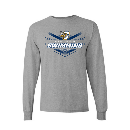 Cadillac Vikings Swim UNISEX Long-Sleeve T-Shirt