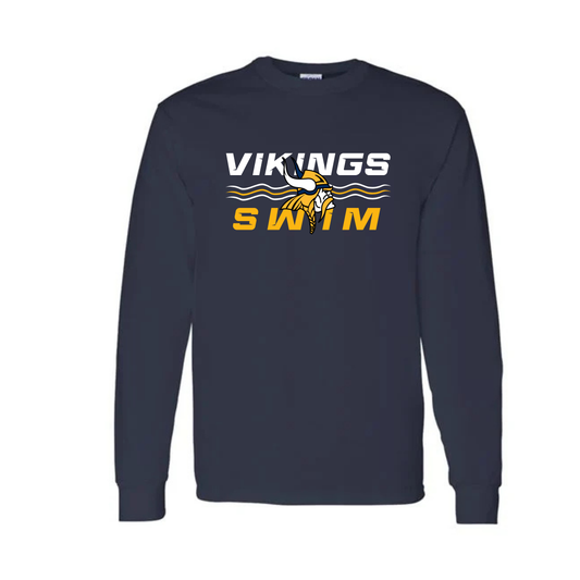 Cadillac Vikings Swim UNISEX Long-Sleeve T-Shirt