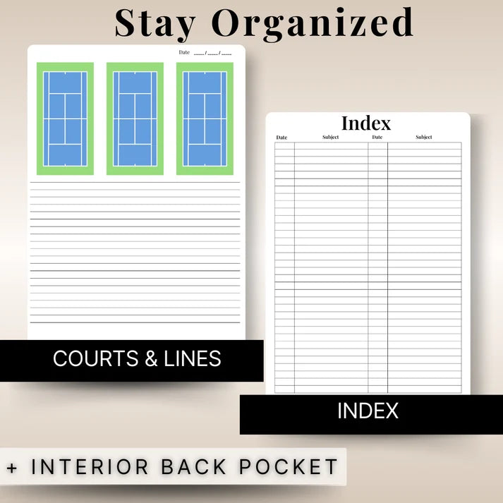 Tennis Playbook Journal