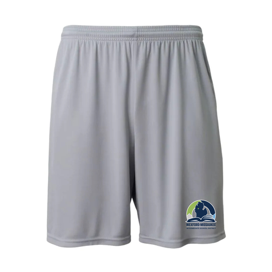 Wexford Missaukee ISD Dri-Fit Cooling Performance Shorts w/ Pockets - SILVER