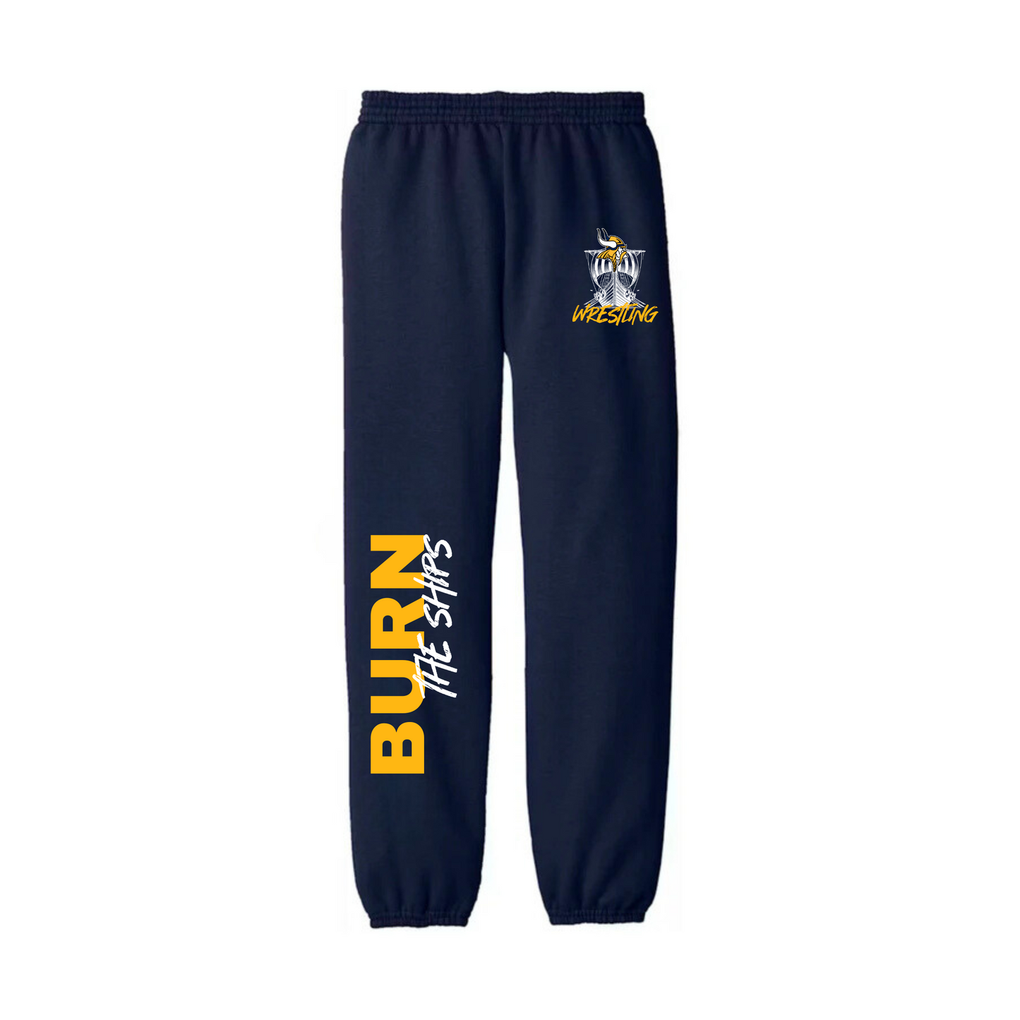 Burn the Ships Vikings Wrestling Sweatpants