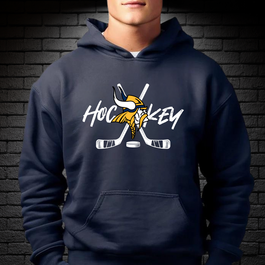 Cadillac Vikings Hockey ADULT Hoodie