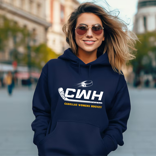 CWL Cadillac Women's Hockey ADULT Hoodie