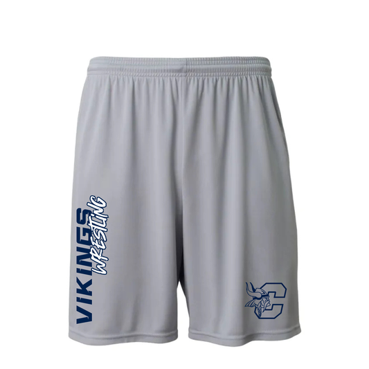 Cadillac Vikings Wrestling Dri-Fit Cooling Performance Shorts w/ Pockets