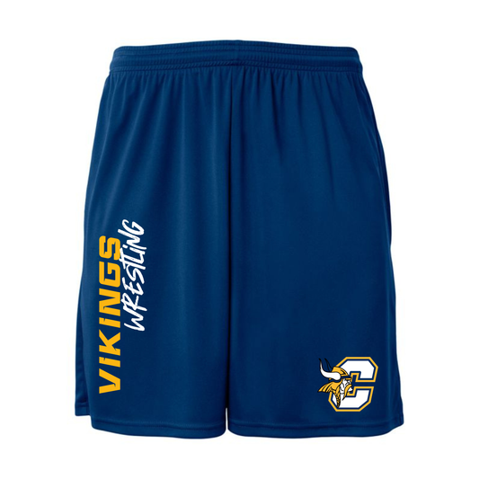 Cadillac Vikings Wrestling Dri-Fit Cooling Performance Shorts w/ Pockets