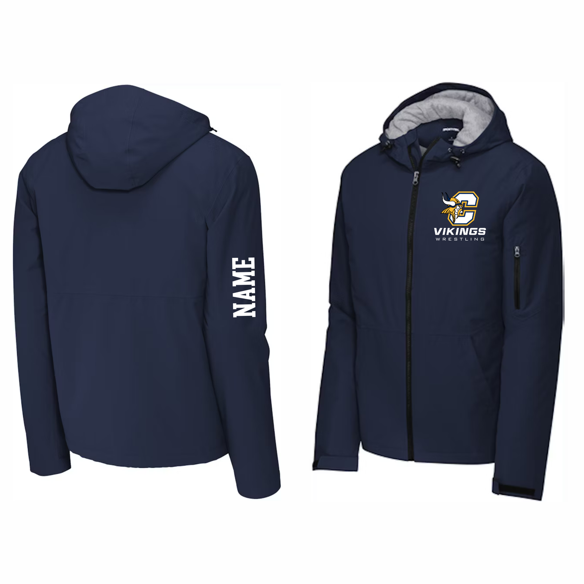 Cadillac Vikings Wrestling Waterproof Insulated Jacket