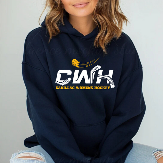 CWL Cadillac Women's Hockey ADULT Hoodie