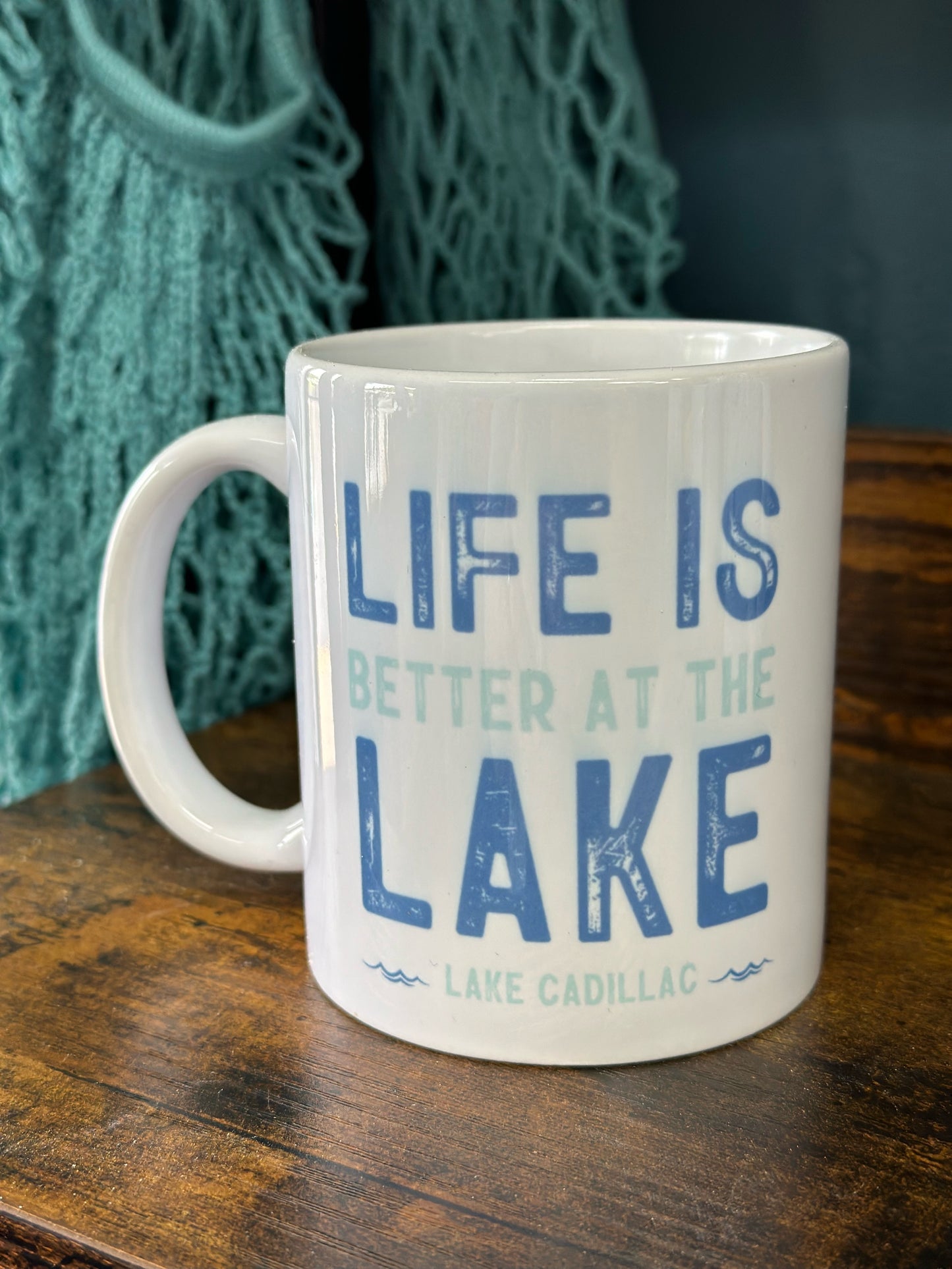 Life is Better at the Lake | Lake Cadillac 11 oz Coffee Mug