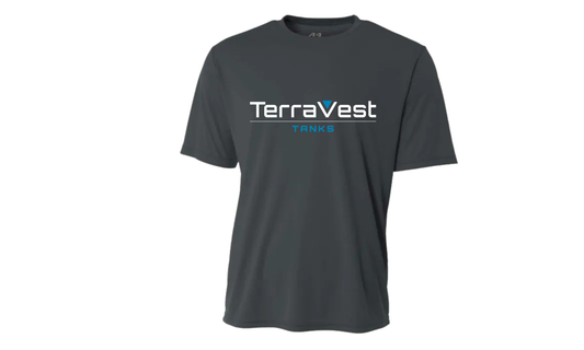 TerraVest Tanks DRI-FIT Cooling Performance T-Shirt - GRAPHITE