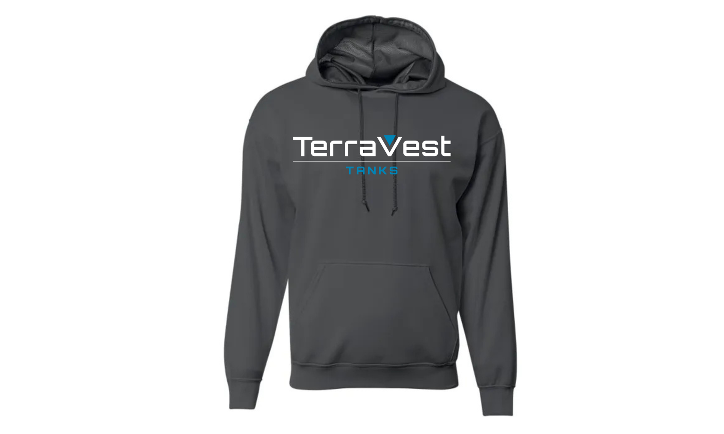 TerraVest Tanks DRI-FIT Cooling Performance HOODIE - GRAPHITE