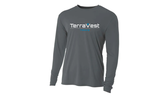 TerraVest Tanks DRI-FIT Cooling Performance LONG-SLEEVE T-Shirt - GRAPHITE
