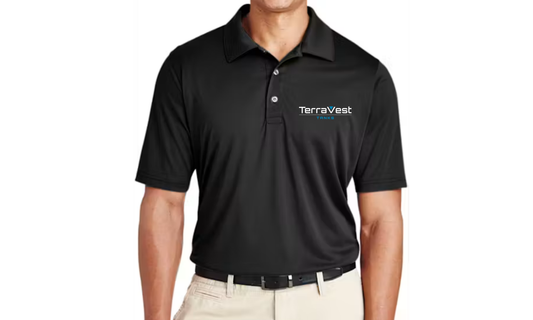 TerraVest Tanks Dri-Fit Performance Polo - BLACK