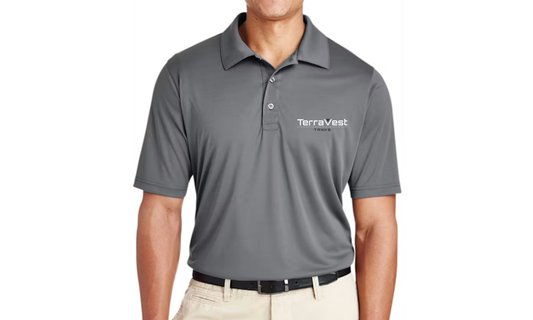 TerraVest Tanks Dri-Fit Performance Polo - GRAPHITE