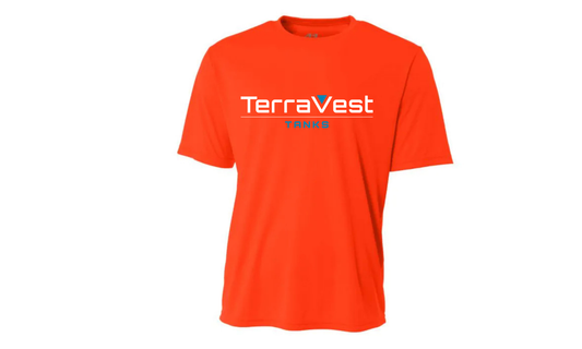 TerraVest Tanks DRI-FIT Cooling Performance T-Shirt - SAFETY ORANGE