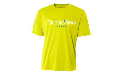 TerraVest Tanks DRI-FIT Cooling Performance T-Shirt - SAFETY YELLOW