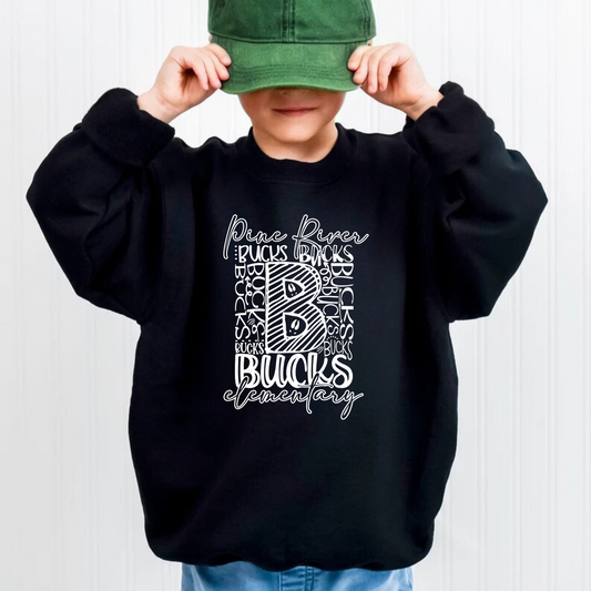 Pine River Elementary Unisex YOUTH Crewneck Sweatshirt