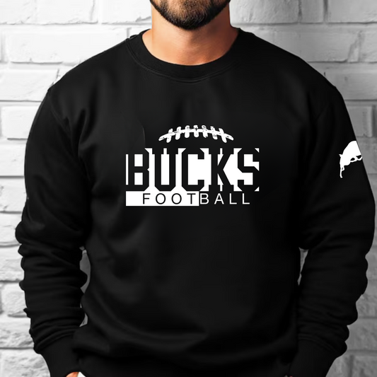 Pine River Bucks Football Adult Crewneck Sweatshirt