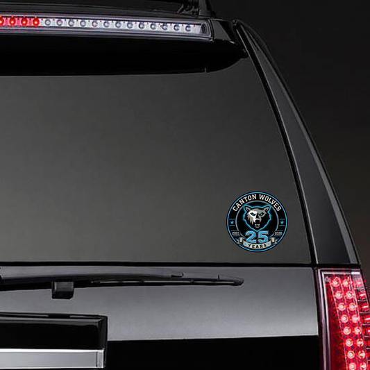 Team Sticker/Auto Decal - 25 YEAR ANNIVERSERY