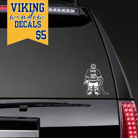 Personalized Cadillac Vikings Hockey Auto Decal