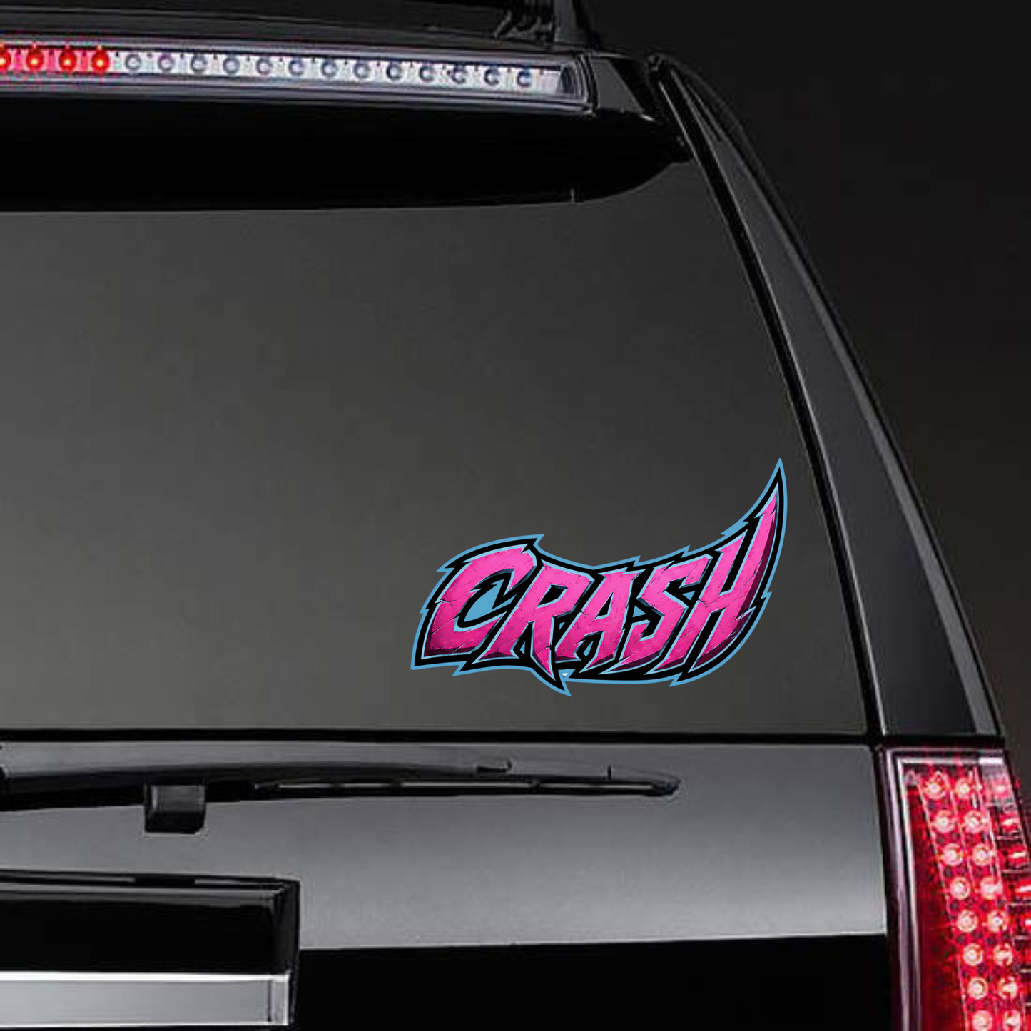 Crash Softball Baseball Auto Decal