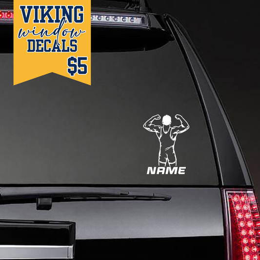 Personalized Cadillac Wrestling Auto Decal